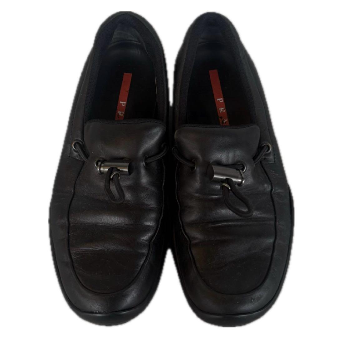 [美品] Prada sports leather Loafer shoes PRADA SPORT 00's Toggle Slip-On Loafer | systemarosa