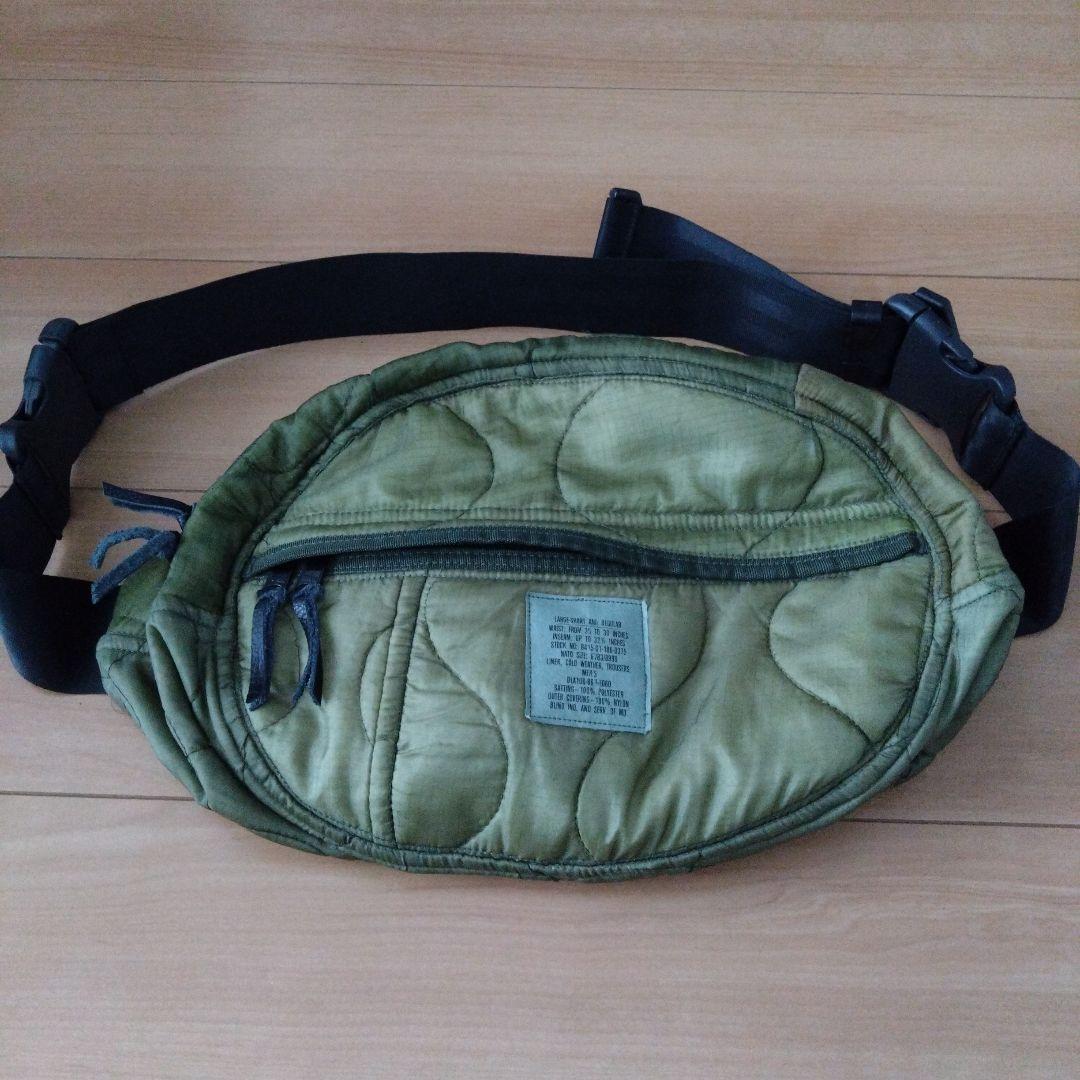 試着のみ キムタク同型同色 USカスタマイズ ファニーパック オリーブ