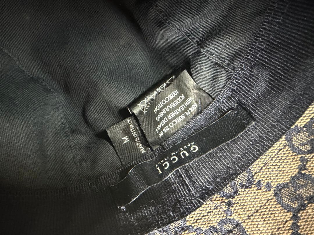 NR/11.29/19 ▶︎GUCCI バケットハット　帽子　GGロゴ