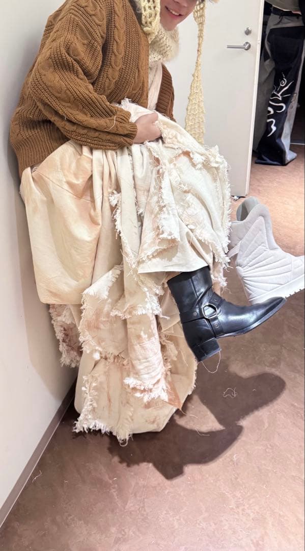 サンローランブツ (kkkkkkk) BUMP sneakers in smooth leather and suede in White | Saint Laurent