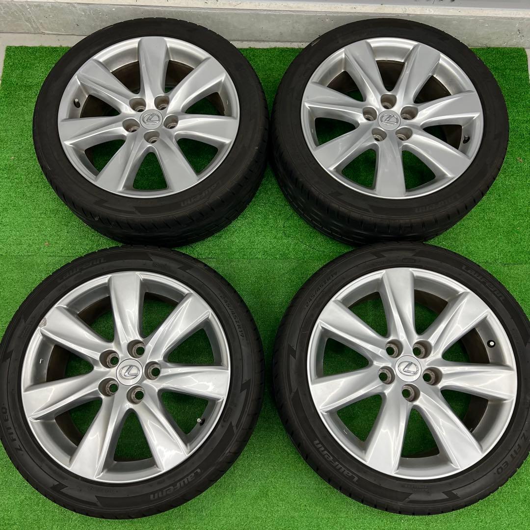 送料込みレクサスLS純正ホイールタイヤセット 245/45R19 2023年製