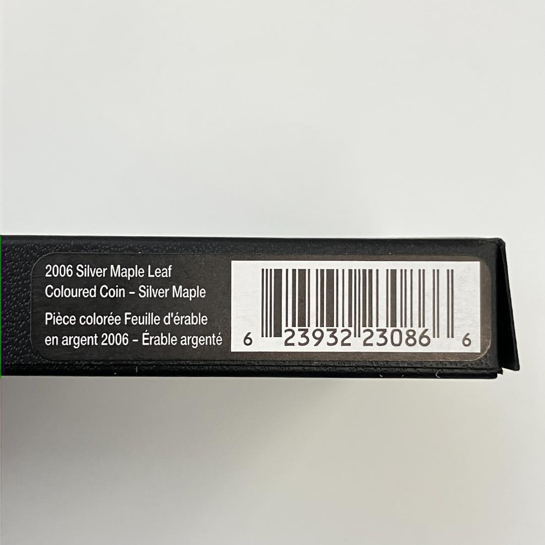 カナダ王立造幣局発行 メイプルリーフ カラーコイン 2006年