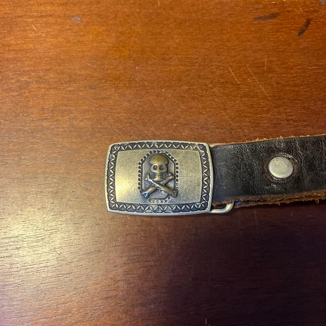 y*o様 HTC ナローベルト ブラック スカルバックル 34 - メルカリ
