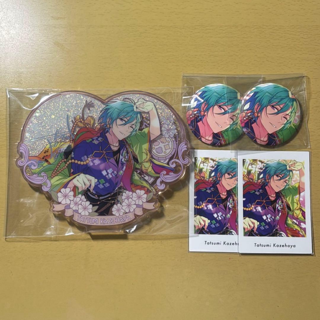 あんスタ 風早 巽 缶バッジ ぱしゃっつ 月都スペクタクル 花の契約