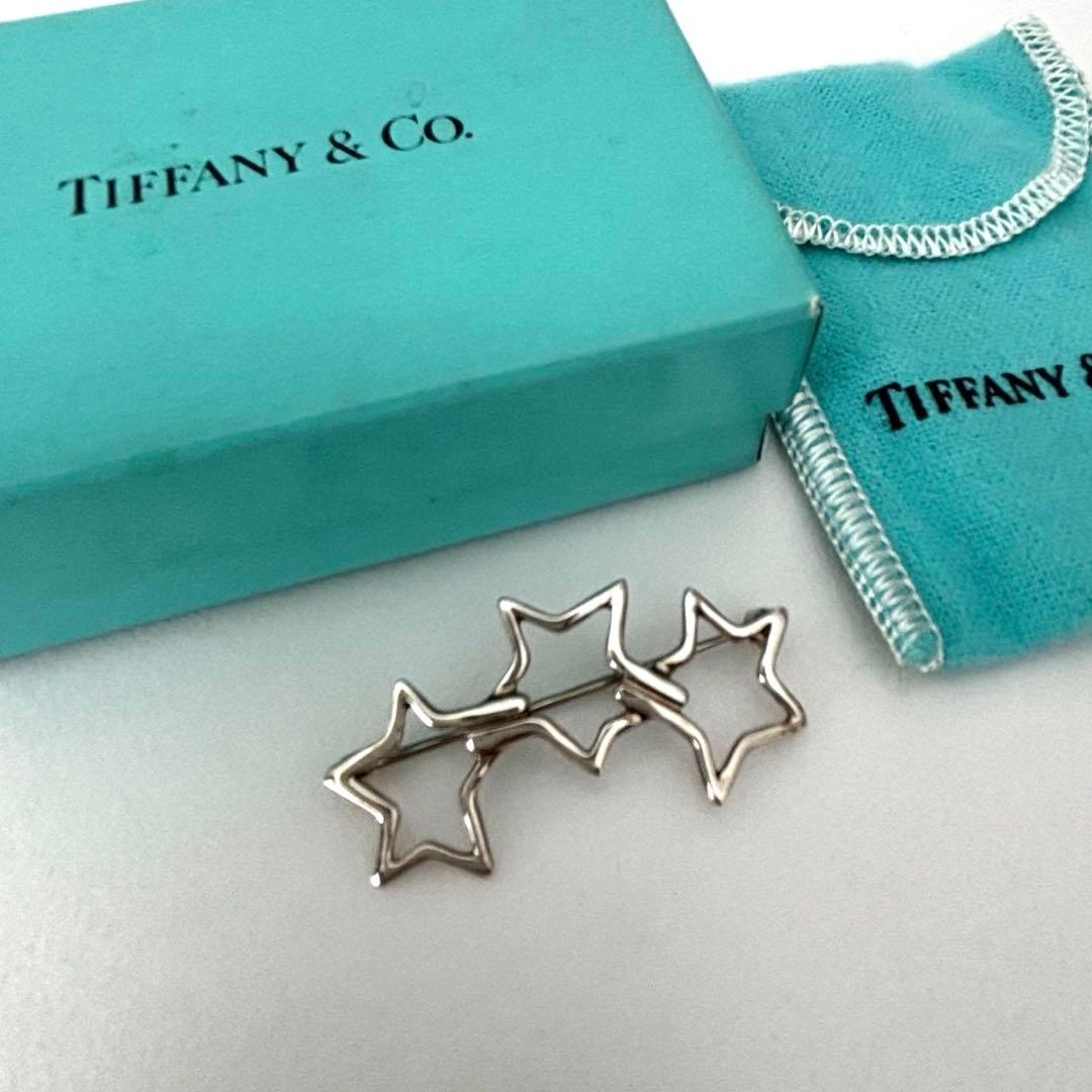 TIFFANY&Co】ティファニー トリプルスター ブローチ SV925 - メルカリ
