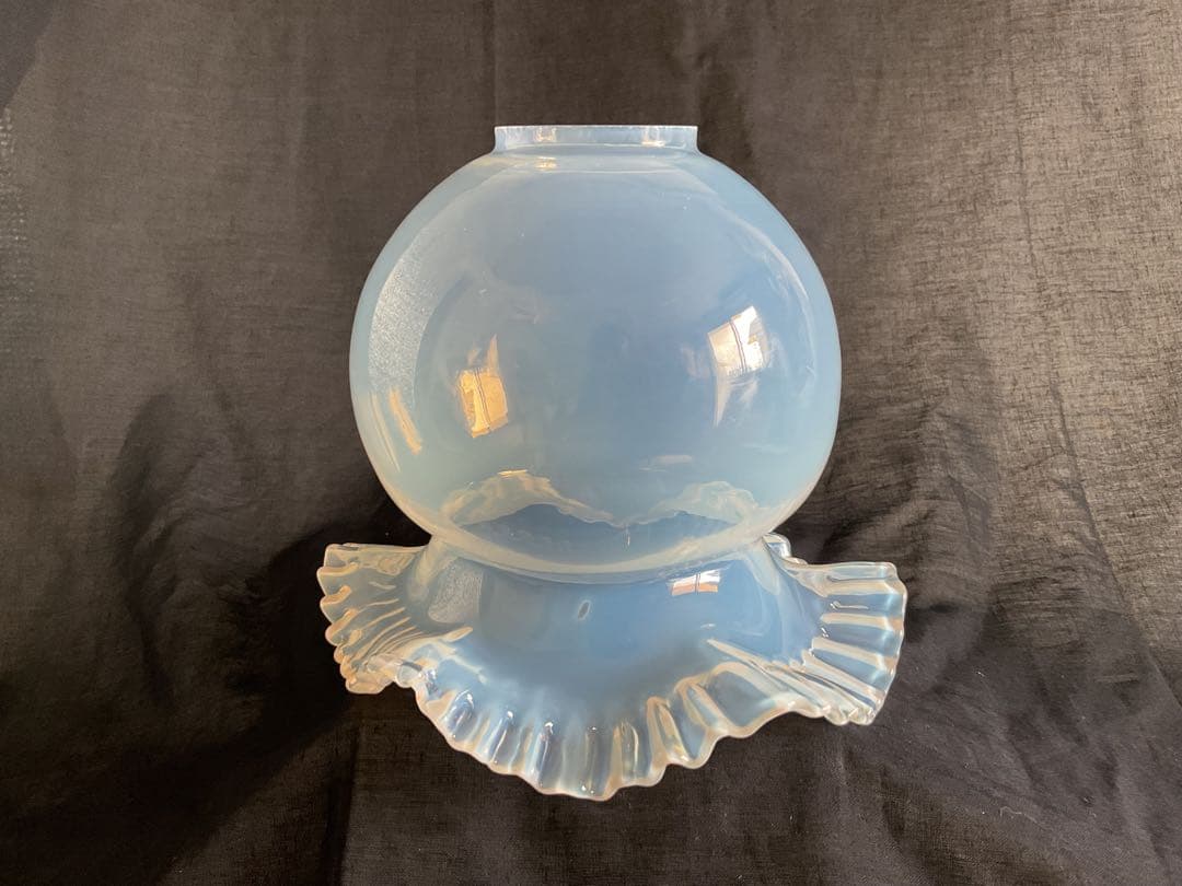 みーちゃん様専用「美しいオパールセントガラスのランプシェード