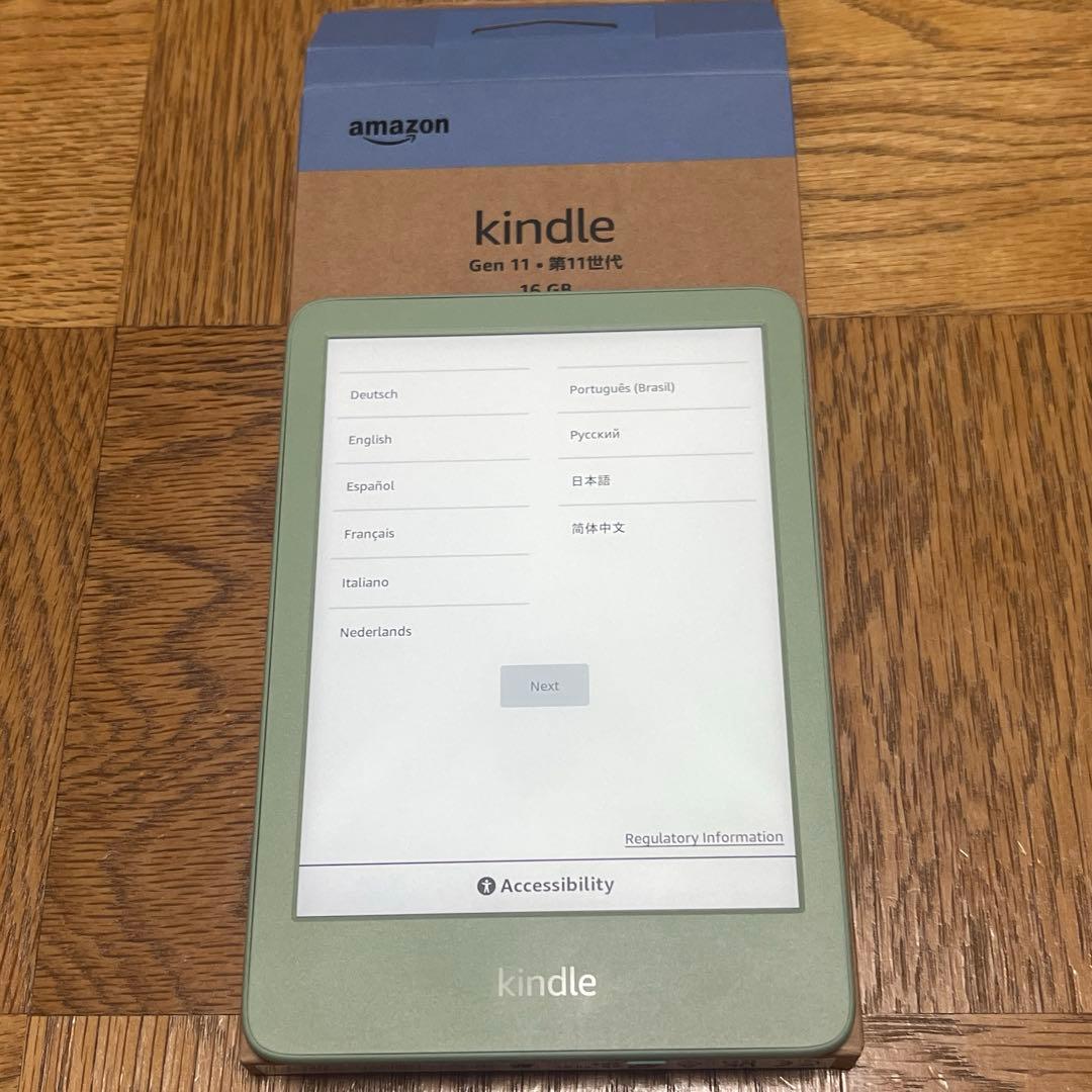 Kindle 11世代 6インチ 16G マッチャ2024年 Amazon NEW Kindle 2024 (11th gen) 16GB Matcha Green 6 in display