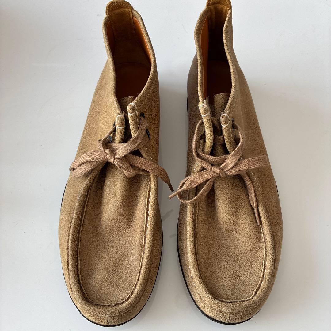 エルメス ベージュ スエードのワラビー26cm 美品 ランク N 新品 HERMÈS エルメス ミニケリー2 ドレ (Y9) シェーブル