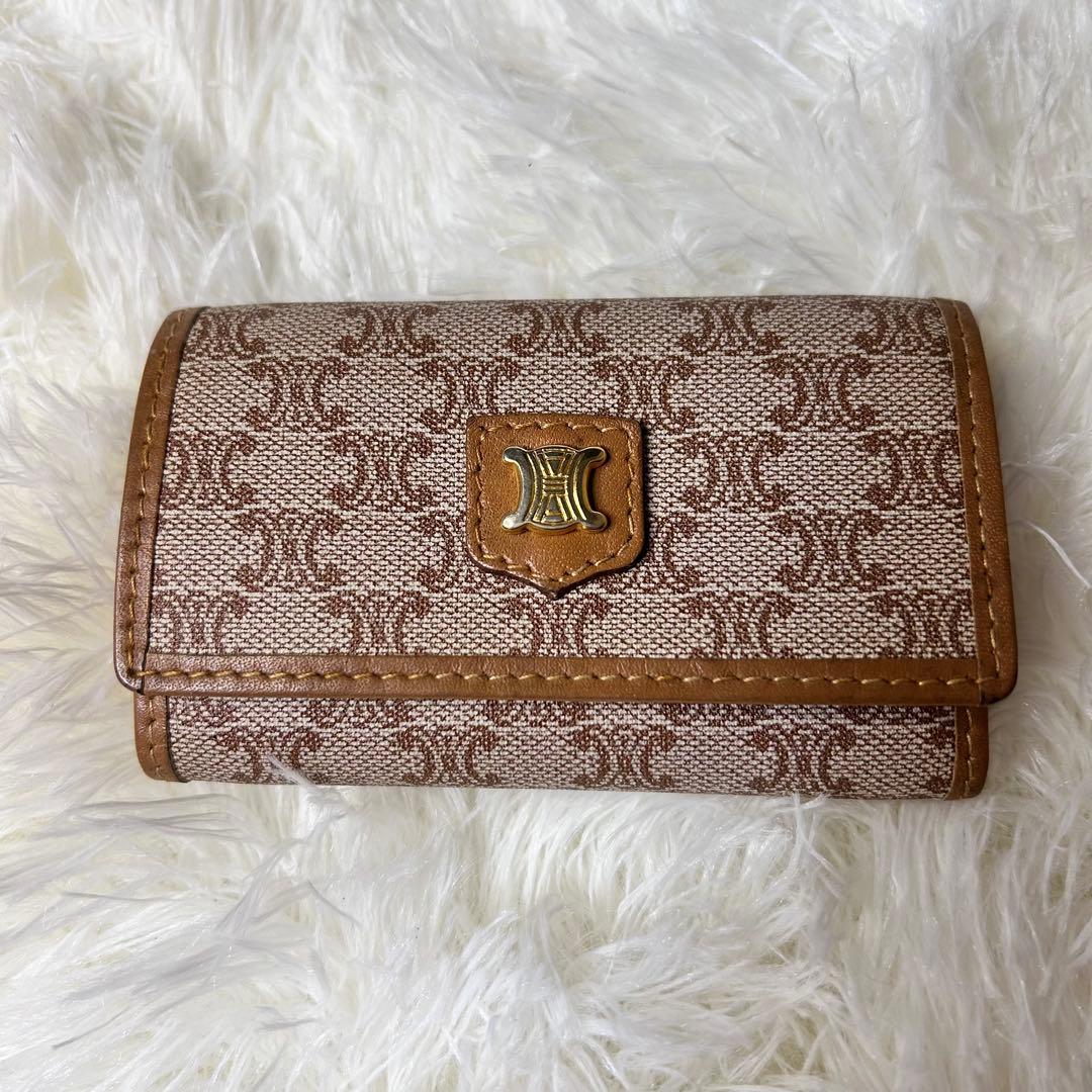 CELINE セリーヌ マカダム 6連 キーケース