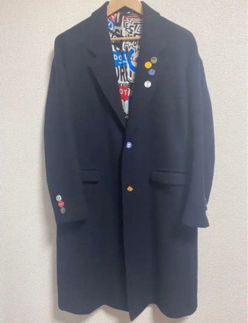 doublet チェスターコート　16aw ネイビー