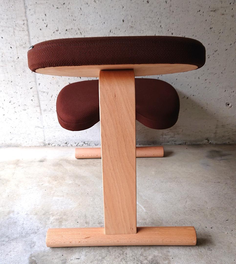 良品】サカモトハウス バランスチェアイージー ブラウン カバー付き