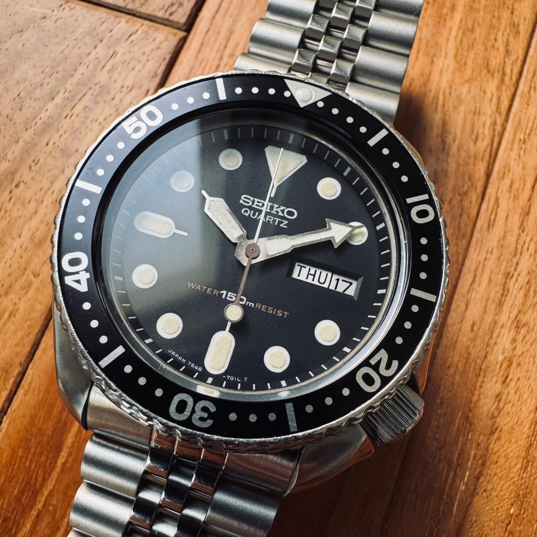 SEIKO 7548-7000 セイコー ダイバー レトロ OH済み 美品 - メルカリ