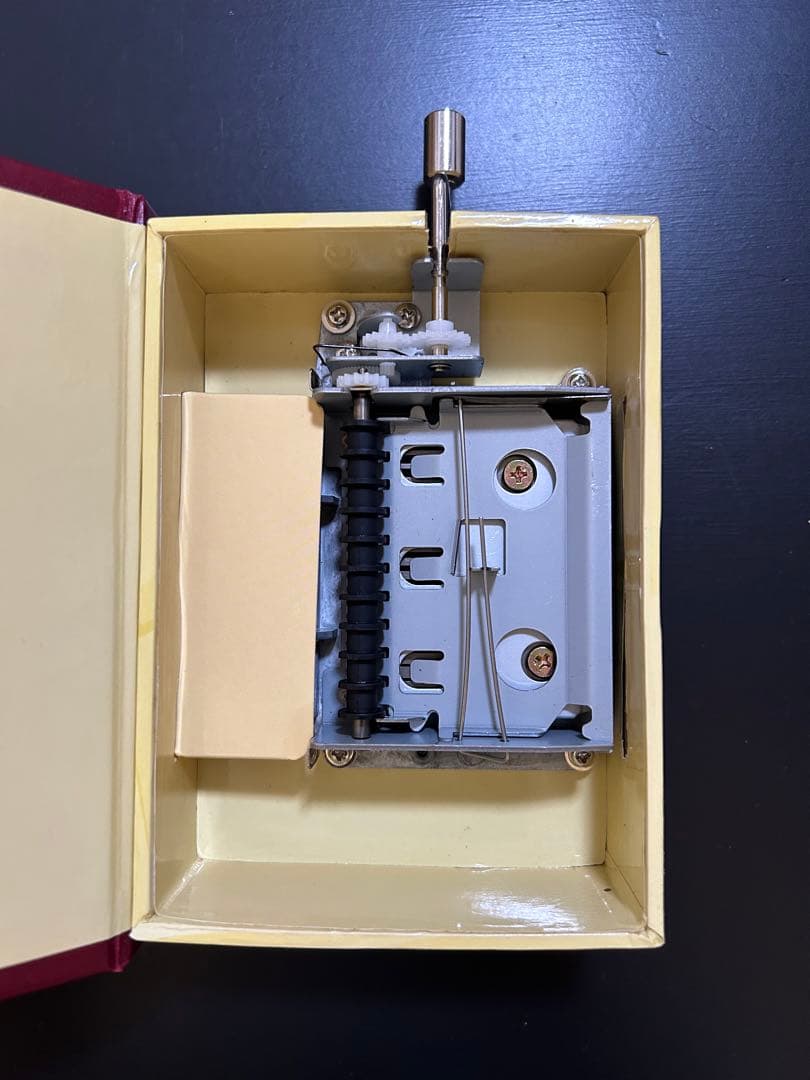 【オルゴール堂】20弁 BOOK型 手回しオルガニート /Organette20