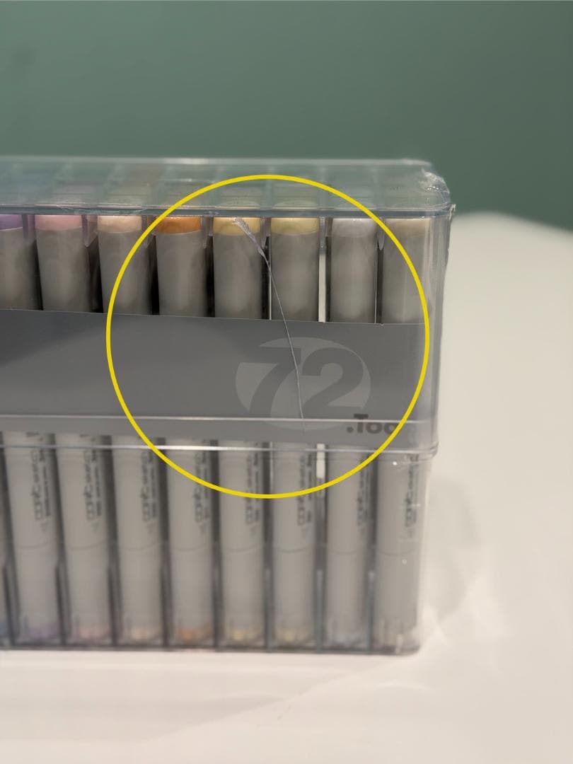 新品未使用（ケース割れ）！Too コピック スケッチ ベーシック 72色セット