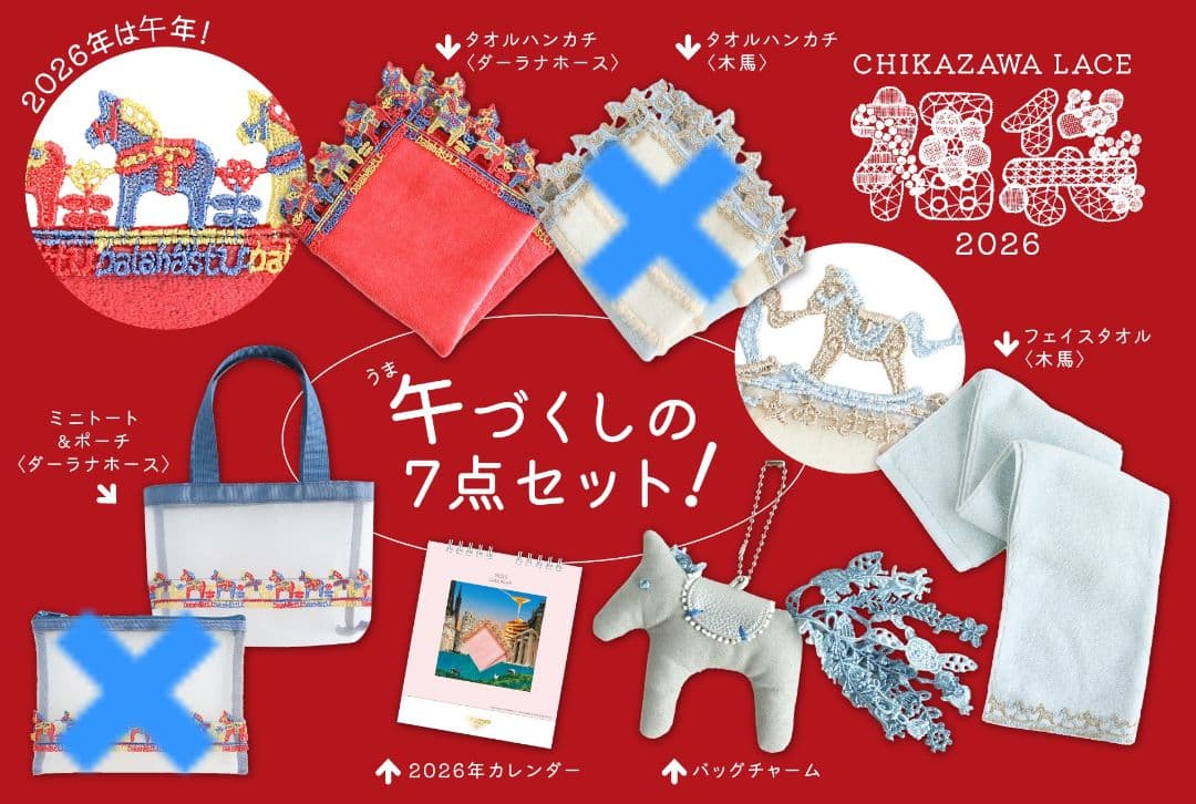 近沢レース 福袋 5点セット