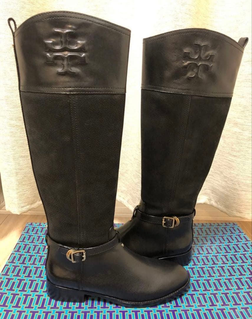 トリーバーチ　ロングブーツ 楽天市場】トリーバーチ ロングブーツ 本革 茶 ダーク ブラウン