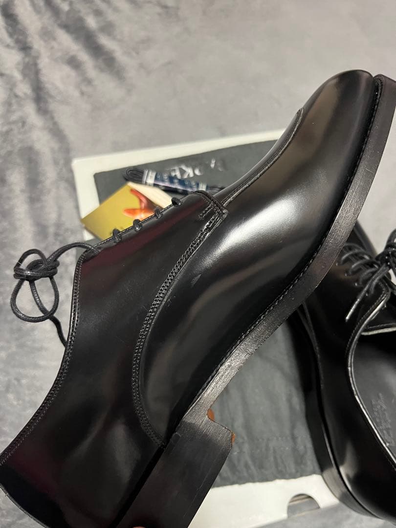 使用なし」Barker Uチップ 黒 UK7 F - メルカリ