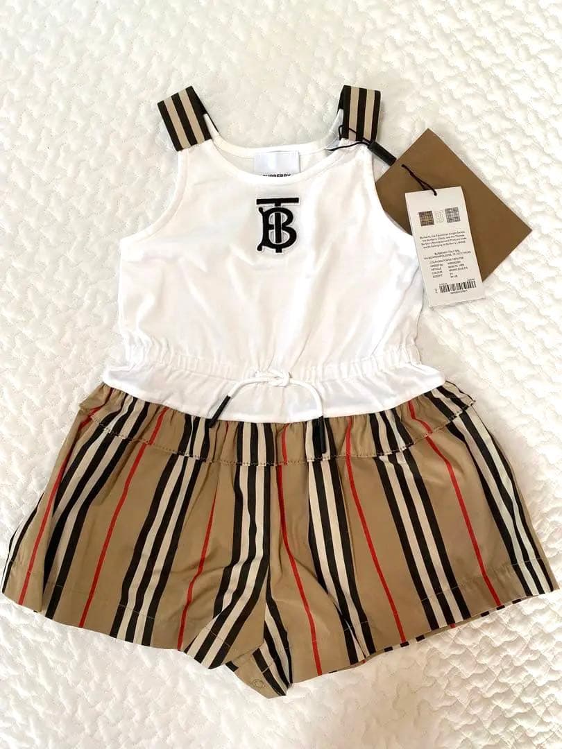 新品未使用・タグ付き】BURBERRY バーバリー ワンピース 2Y 92cm