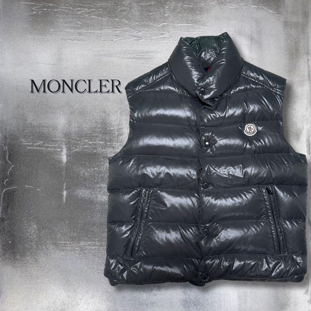 MONCLER モンクレール ダウンベスト グレー TIB - メルカリ