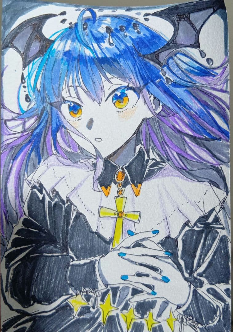 オリジナル 手描き イラスト - メルカリ