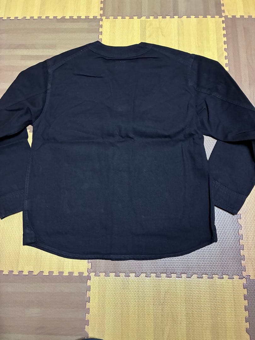 新品】バーンズ 70's ノーカラーカバーオールJKT ブラック サイズL