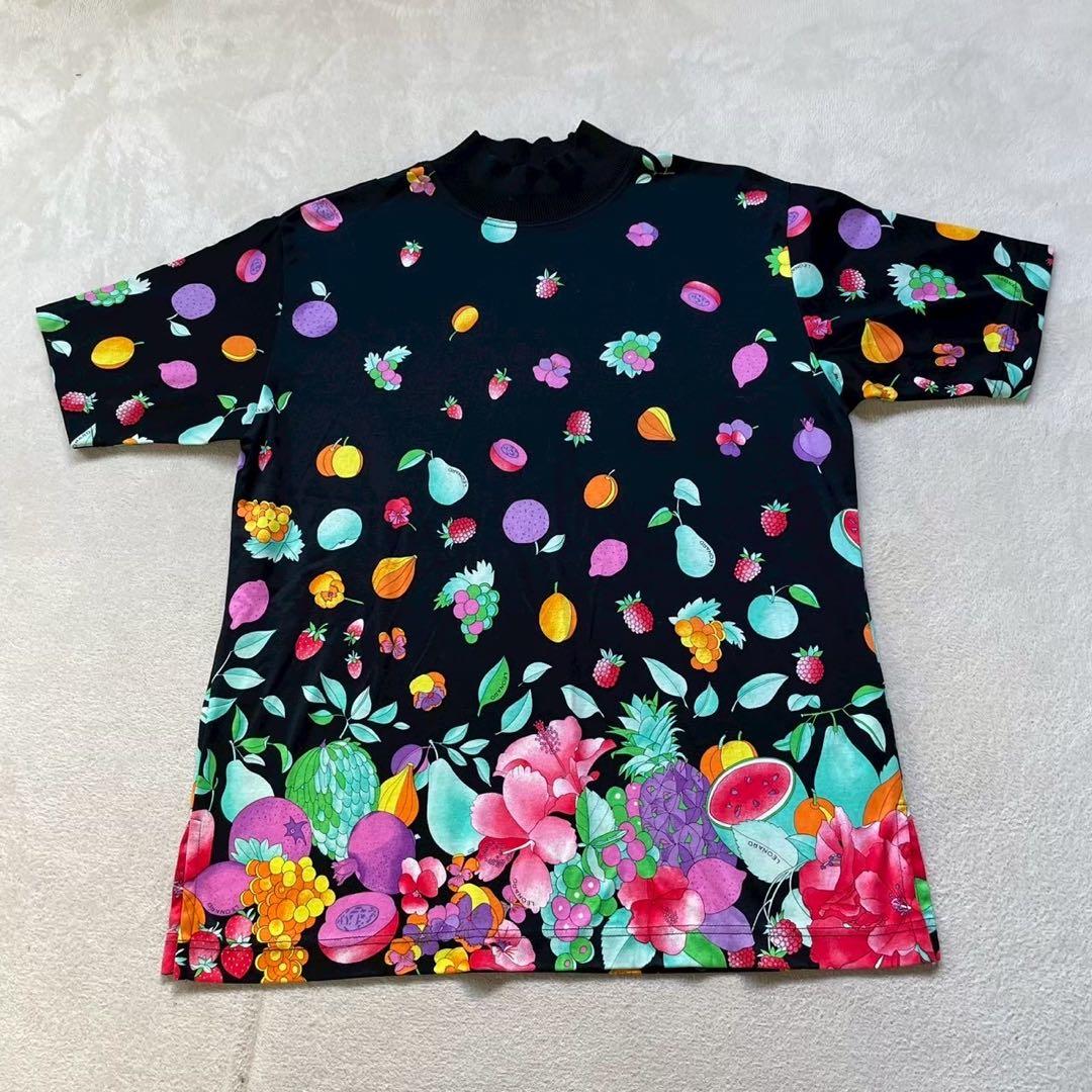 訳あり激安】LEONARD SPORTレオナール ハイネックカットソー 半袖