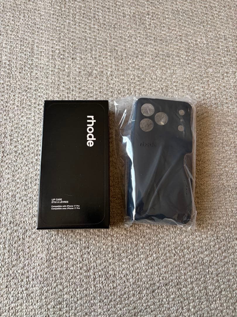 【新品・未使用】rhodeブラック iPhone17pro 正規品 即購入OK 新品未開封☆ rhode iPhone 17 Pro ケース black スマホ・タブレット