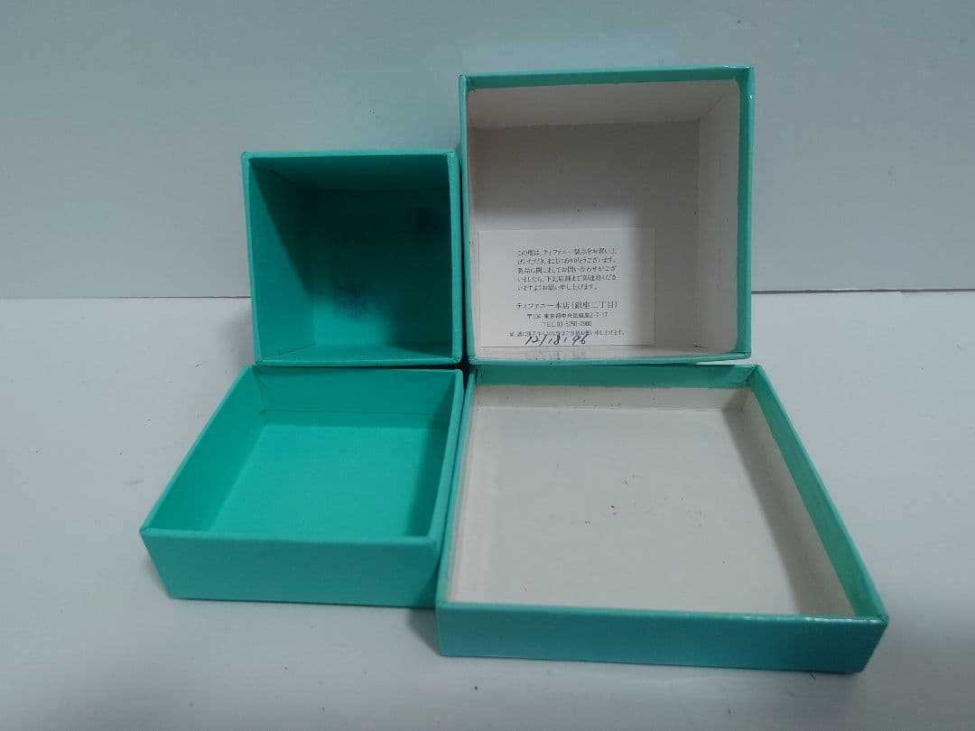 Tiffany ティファニー ジュエリーボックス アクセサリーケース 空箱 ⑤