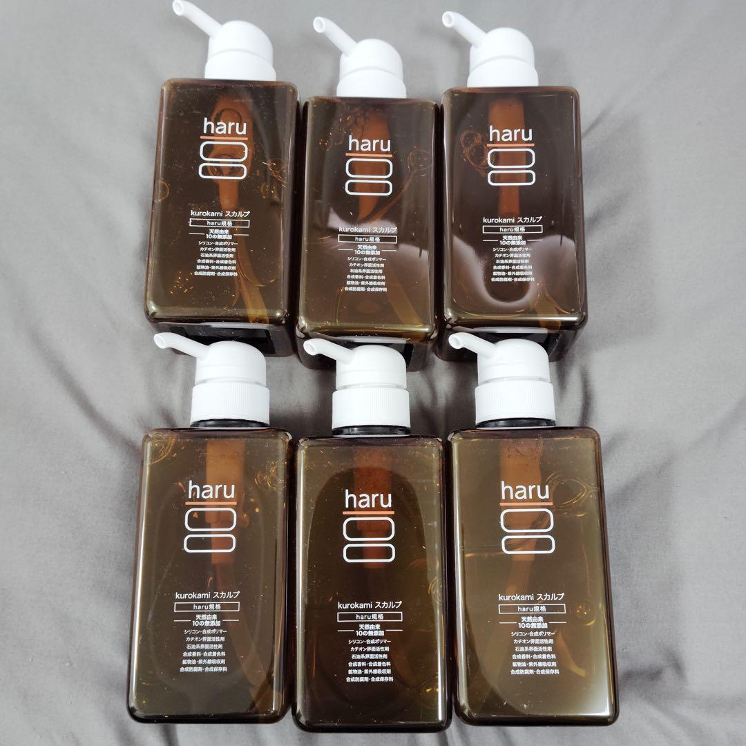 zk7536 シャンプー　haru　100％天然由来kurokamiスカルプx6 haru（ハル） シャンプー 100％天然由来kurokamiスカルプ（グリーン