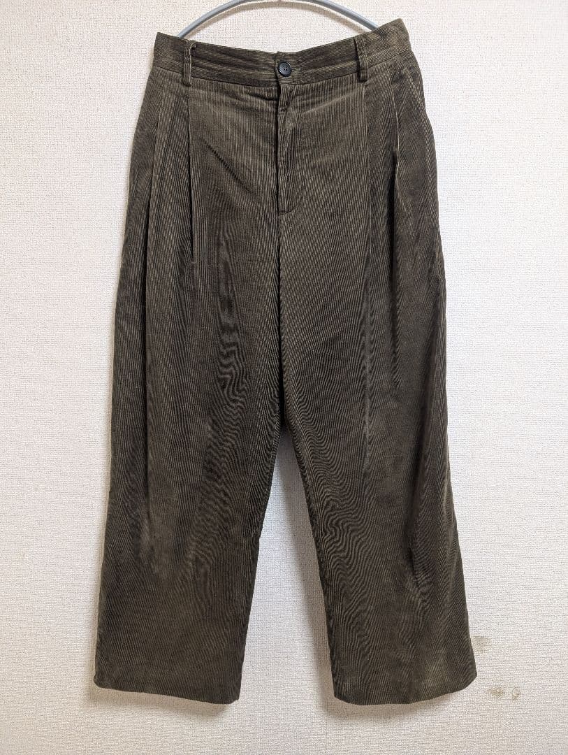 最終価格 Cristaseya Double pleated pants - メルカリ