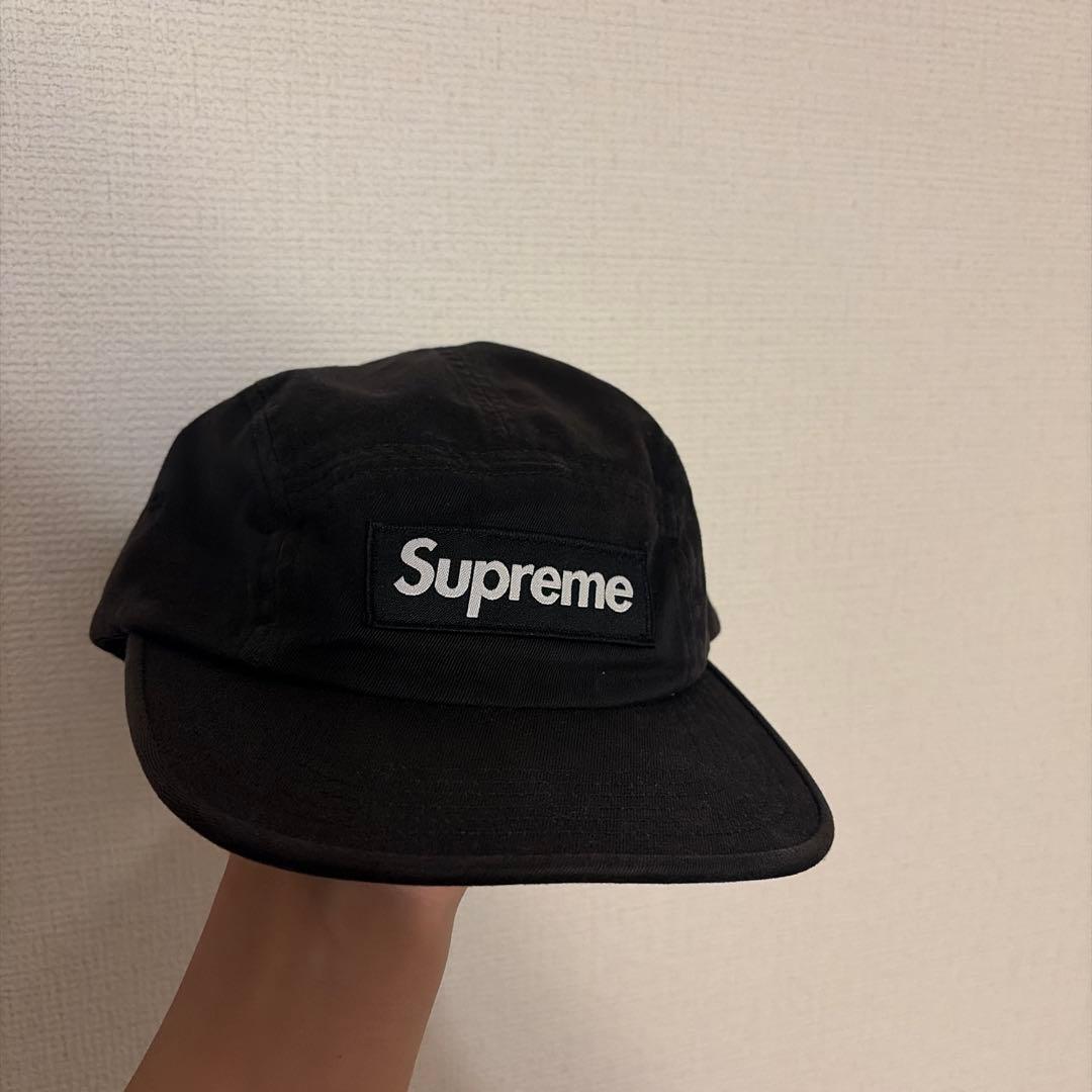 Supreme ブラック キャップ アジャスタブル - メルカリ