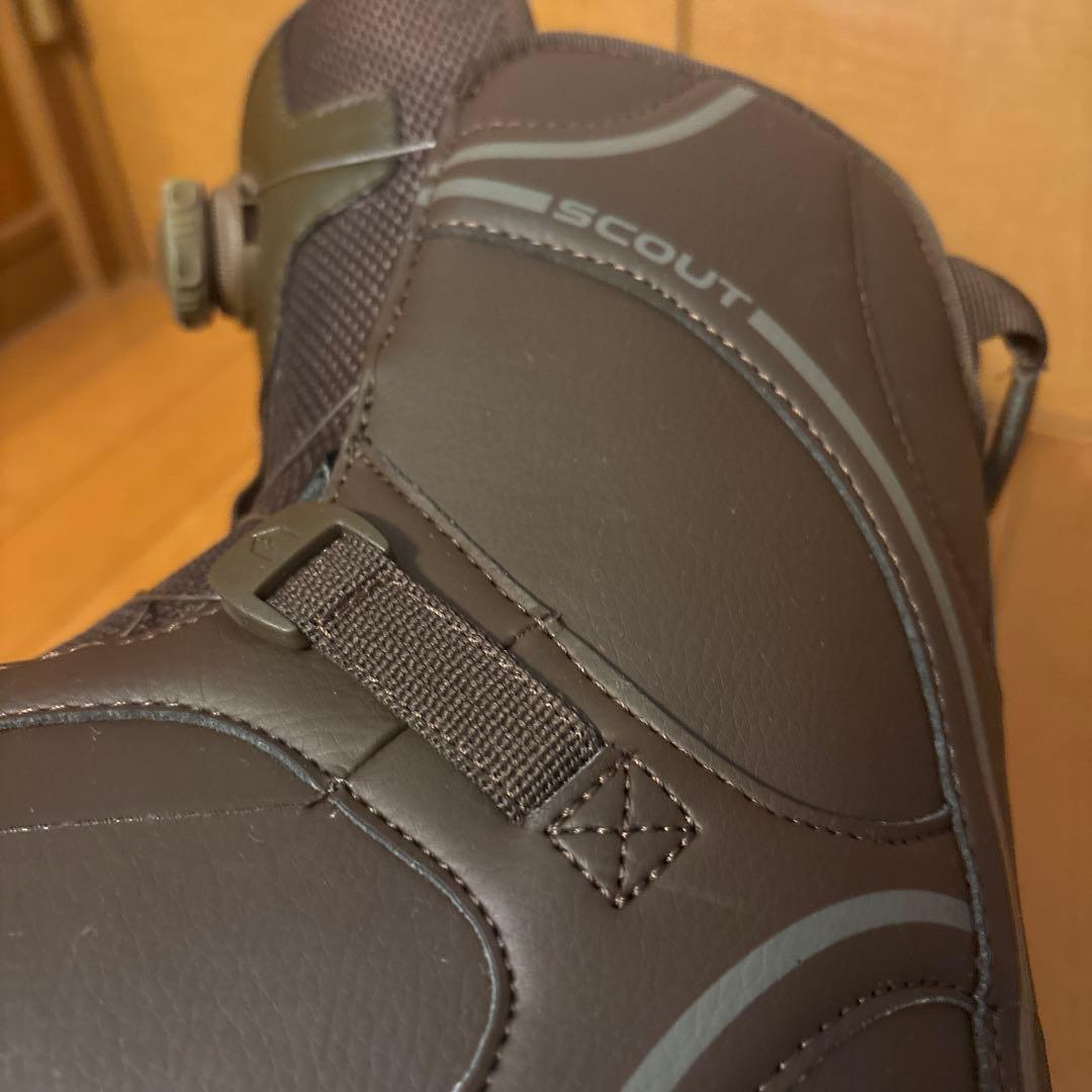 美品！HEAD スノーボードブーツ 茶色ブラウン　ボアシステム　25.5センチ