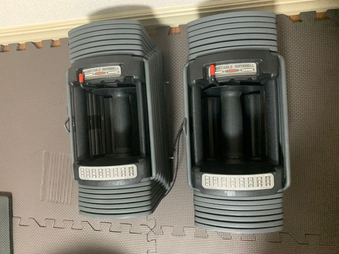 可変式ダンベル 10〜26kg 2個セット tenton-store_blockdumbbell02-26-2