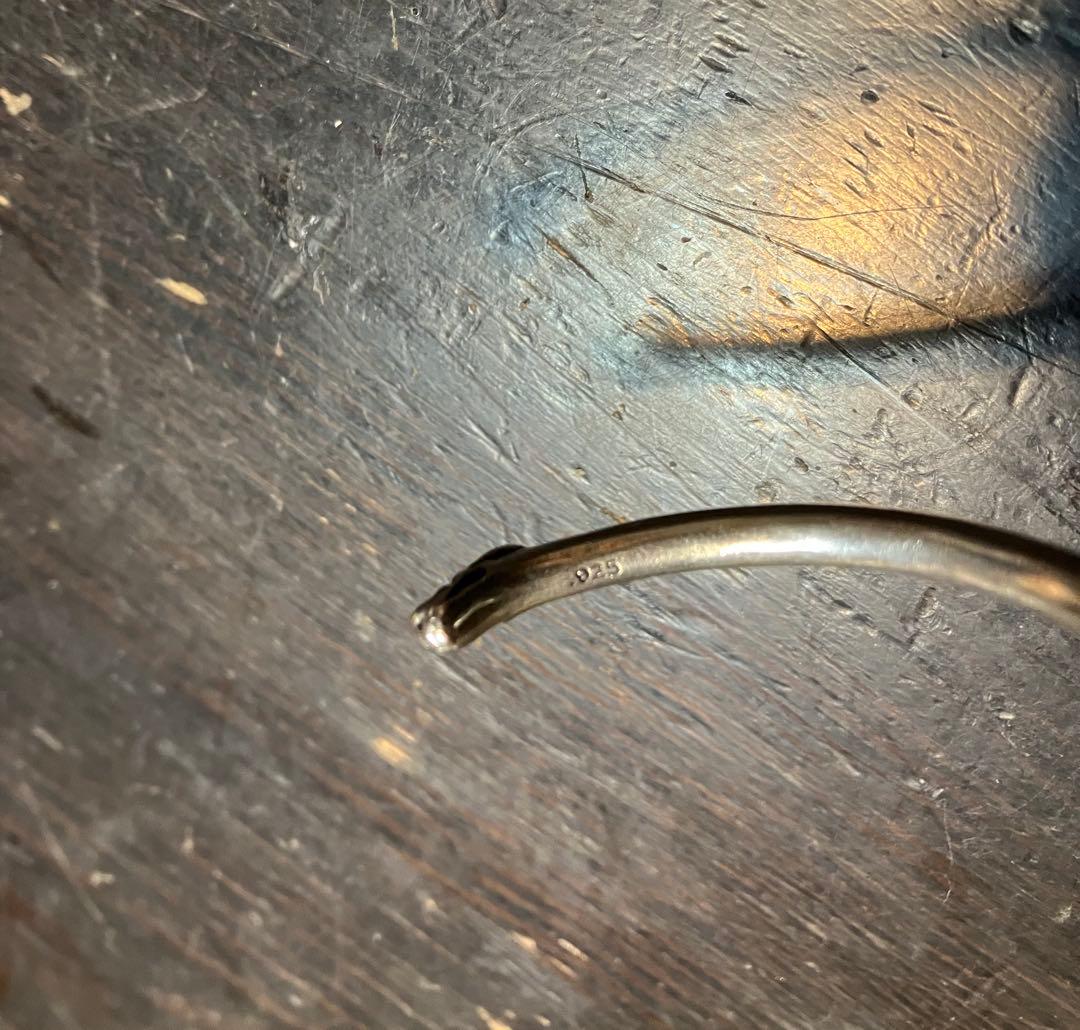 美品 クロムハーツ ダブル ドッグスキニー バングル ブレスレット 2006