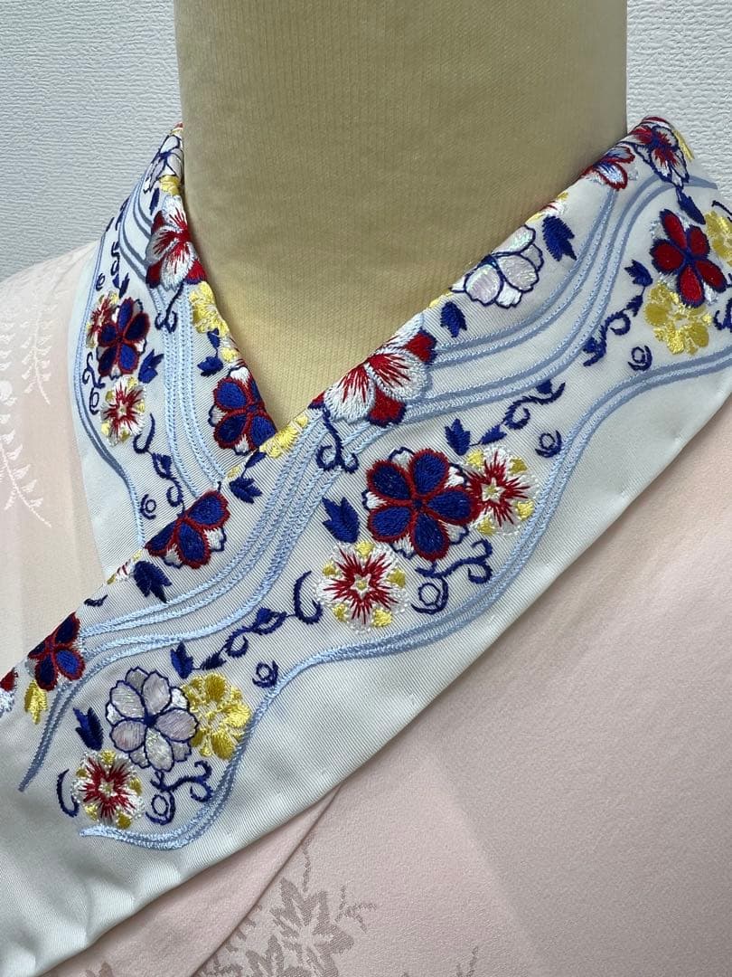 振り袖 フルセット ブルー 別誂長襦袢 成人式 朧 銀通し 708 - メルカリ