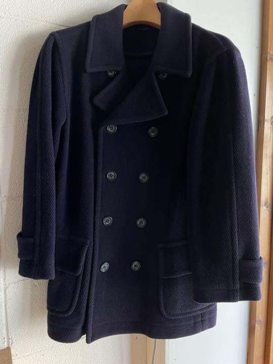 GRENFELLグレンフェル Pコート ネイビー メンズ Sサイズ相当 - メルカリ