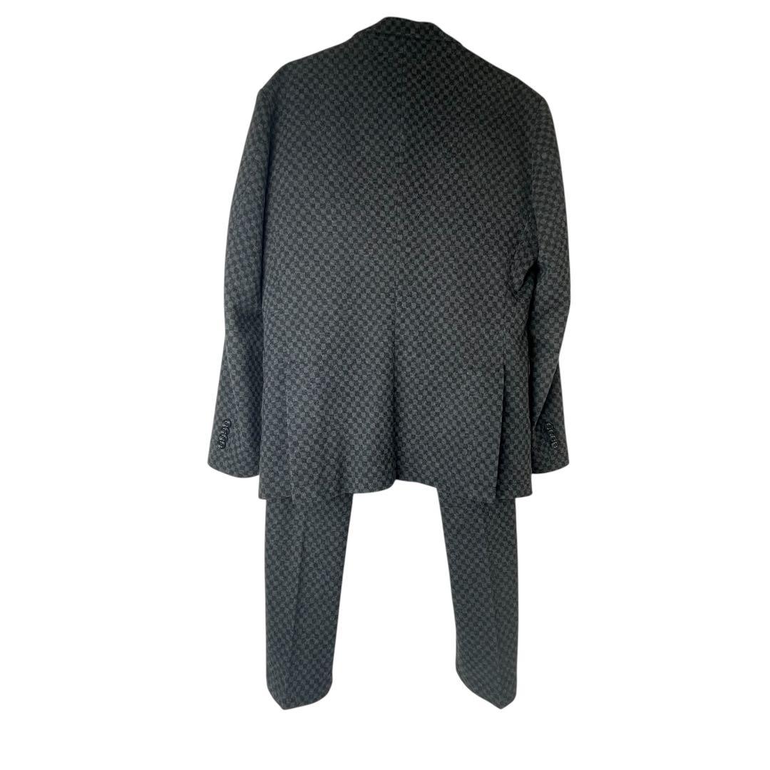 ☆美品☆G-stage グレー系チェック柄スーツ セットアップ - メルカリ