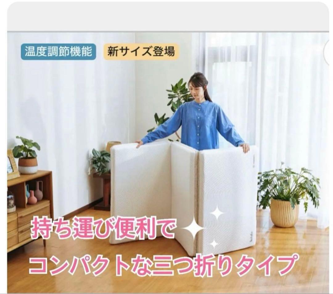 ①✨快適快眠✨コアラ布団OASIS セミダブル 三つ折り 折りたたみ布団