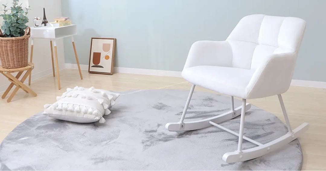 ロッキングチェア　ホワイト　Neige -relaxil- 新品　未開封