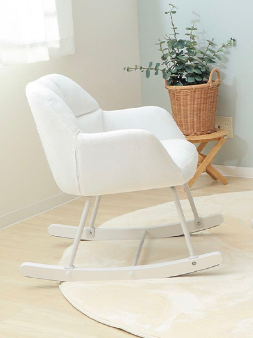 ロッキングチェア　ホワイト　Neige -relaxil- 新品　未開封