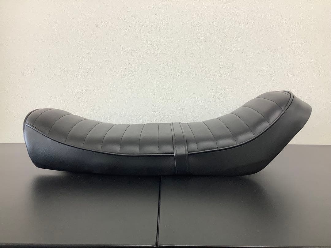 KH250 KH400 シート レザー 黒 バナナシート サーフシートSS後期