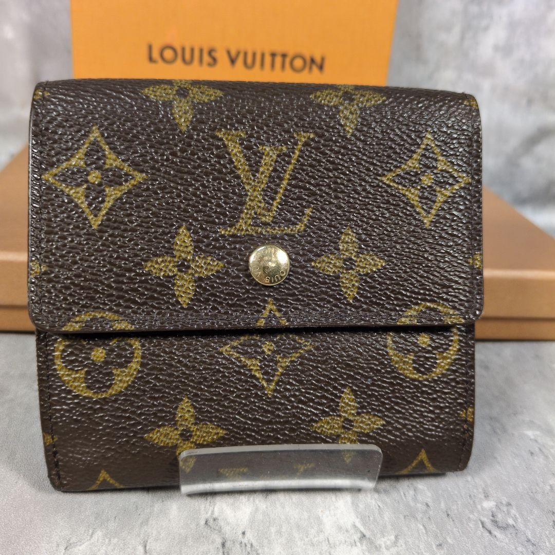 LOUIS VUITTON モノグラム ポルトモネビエカル クレディWホック財布 ルイ・ヴィトン モノグラム Wホック財布 ポルトモネ・ビエ・カルト