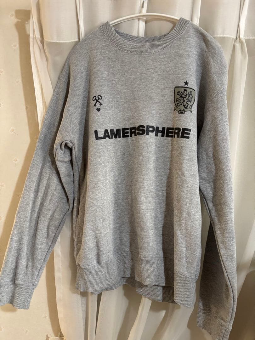 ベ*ド様 LAMERSPHERE グレー 限定トレーナー hyorimade