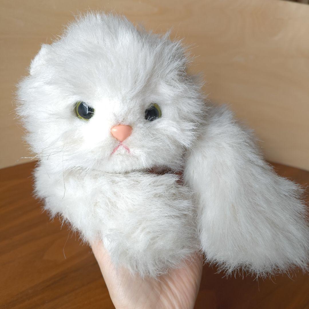 昭和レトロ ペルシャ猫 白猫 オオイケ OIKE 当時物 ぬいぐるみ