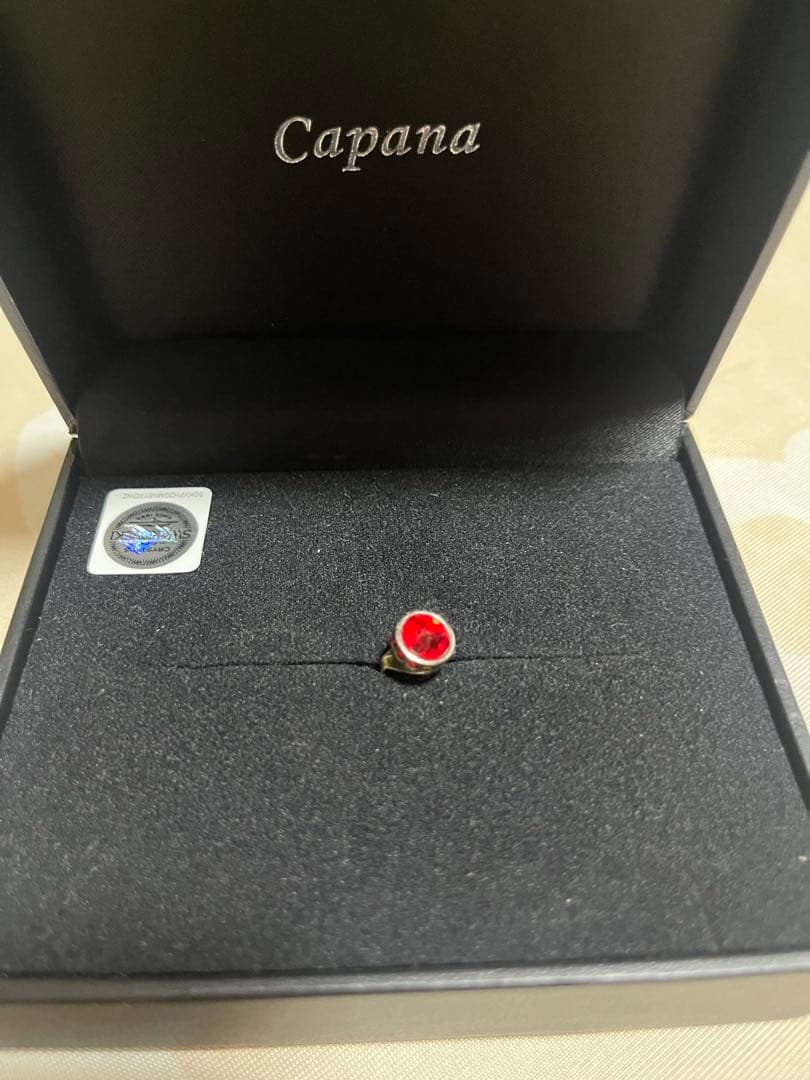 Capana 赤色 片耳用ピアス手越祐也 - メルカリ