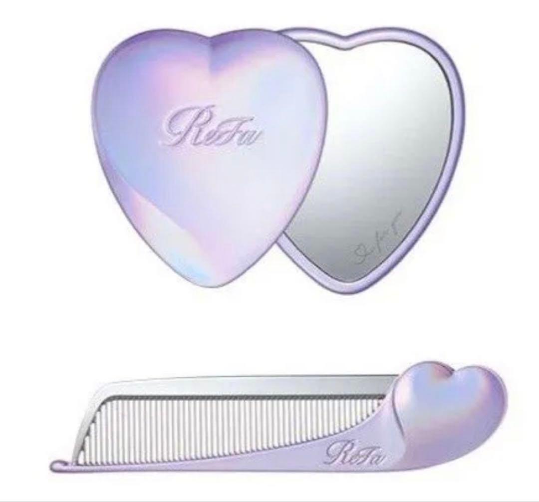 タイムセール　リファReFa 会員限定　ハートミラー　コーム　シルキーパープル タイムセール リファReFa 会員限定 ハートミラー コーム シルキー