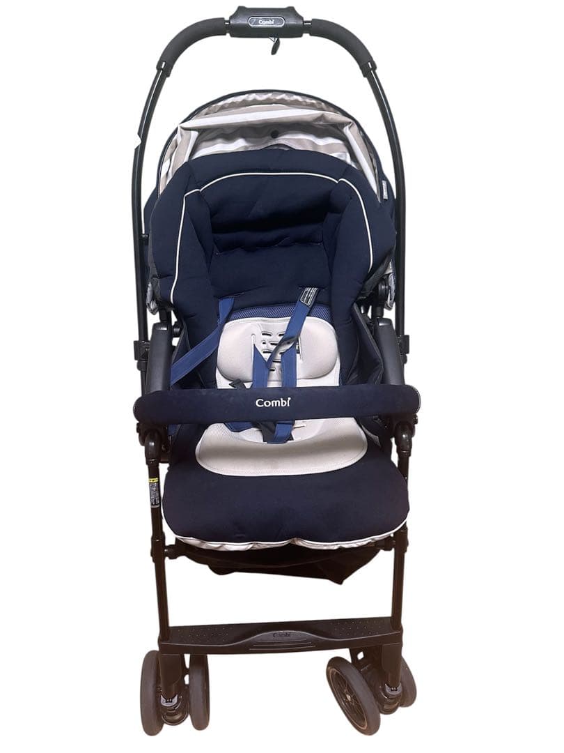 中古品】Combi ベビーカー ネイビー - メルカリ