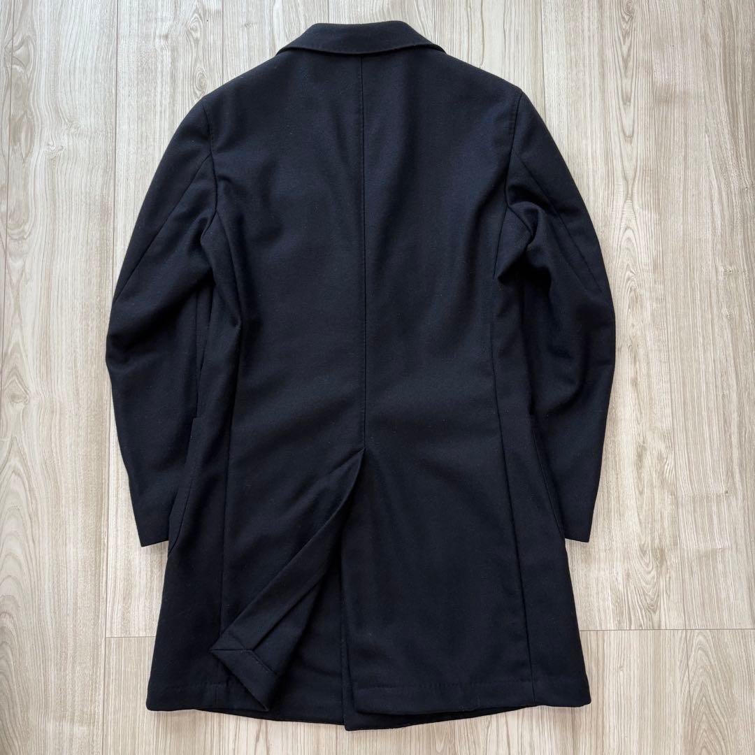 【美品】L.B.M.1911 チェスターコート 46 M ネイビー イタリア製