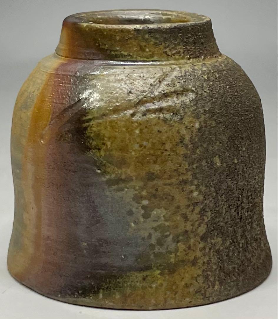 人間国宝 藤原雄 備前酒杯 ぐい呑 備前焼 共箱 共布 栞 y66 - メルカリ