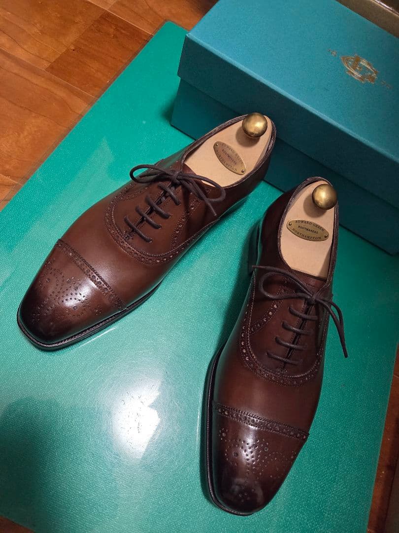 未使用】EDWARD GREEN エドワードグリーン アスキス ブラウン 9 - メルカリ